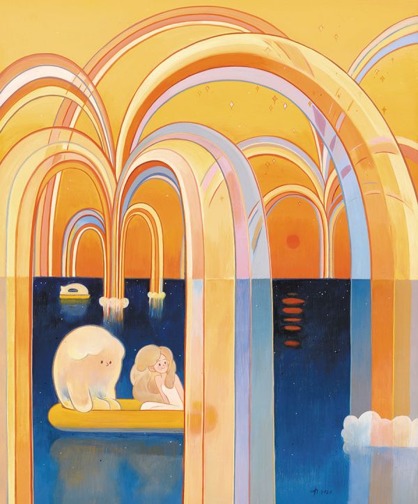 《柔软的角落》-彩虹喷泉